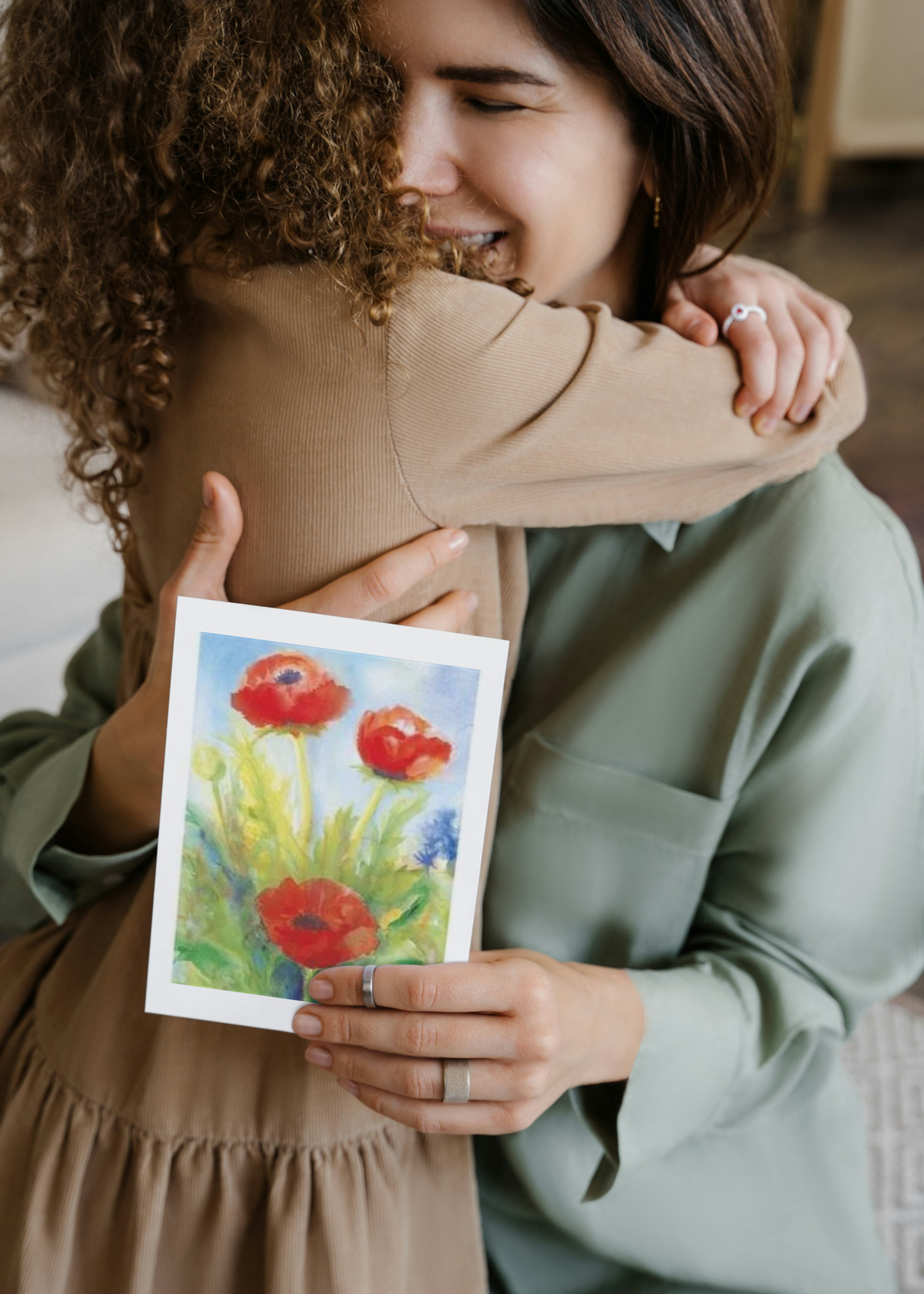 Ansichtkaart | Papavers