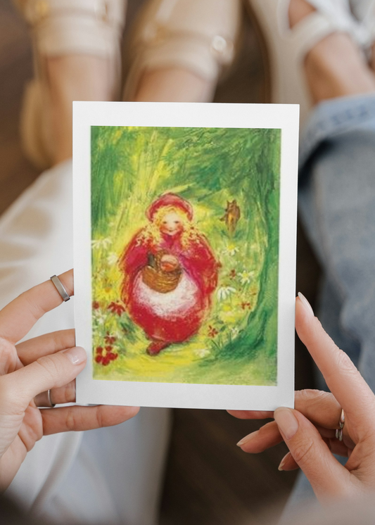 Ansichtkaart | Roodkapje