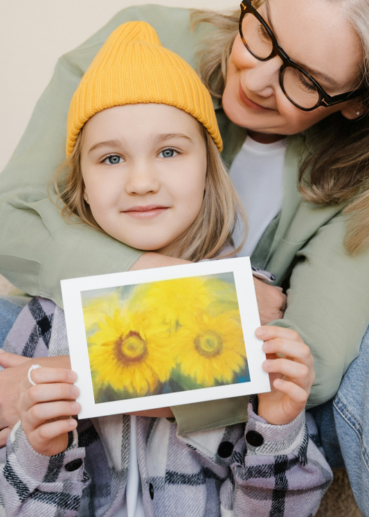 Ansichtkaart | Zonnebloem