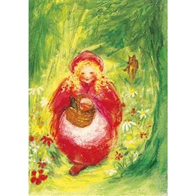 Ansichtkaart | Roodkapje