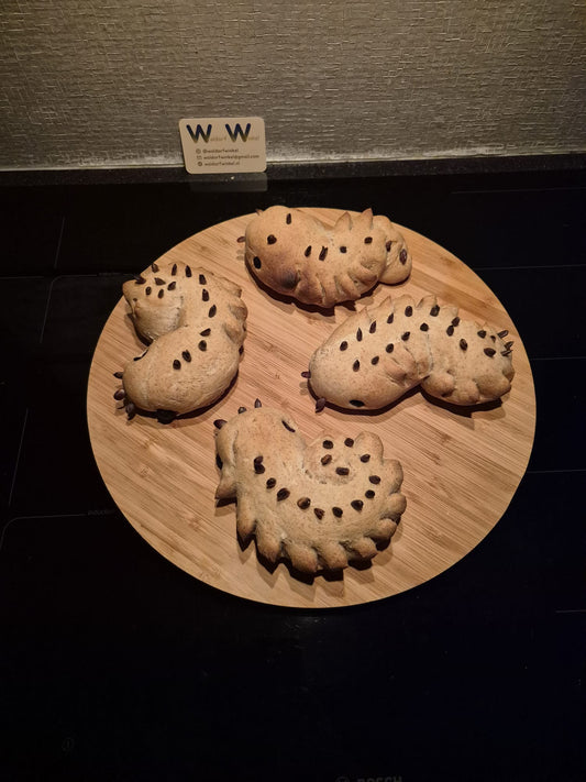 Recept voor mini-drakenbroodjes!
