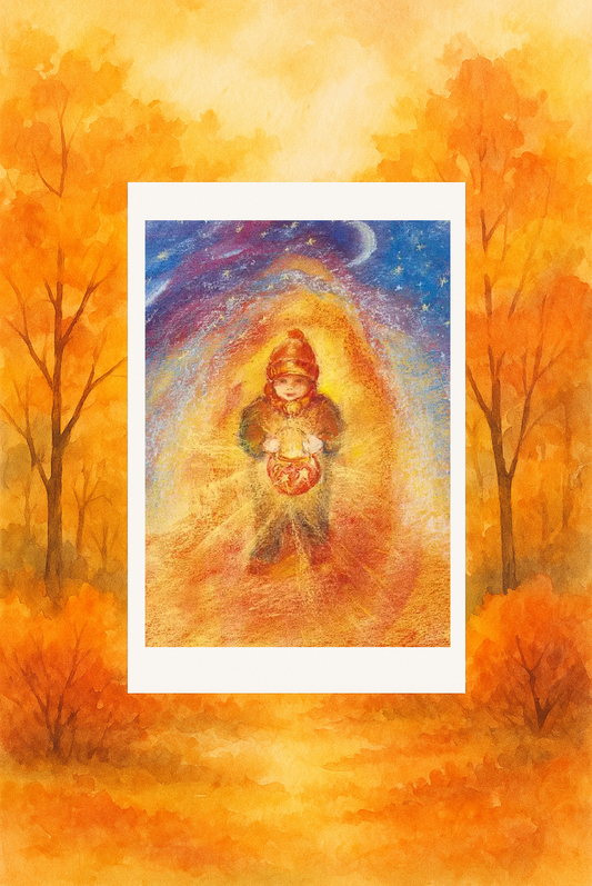 Ansichtkaart | Sint Maarten lantaarn