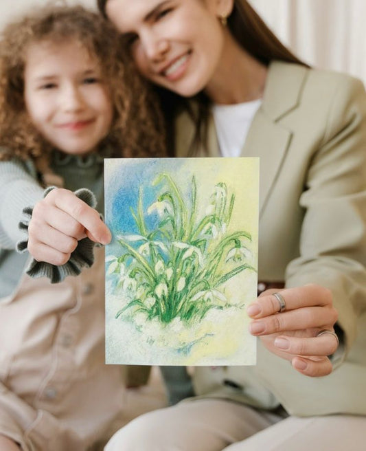 Ansichtkaart | Sneeuwklokjes