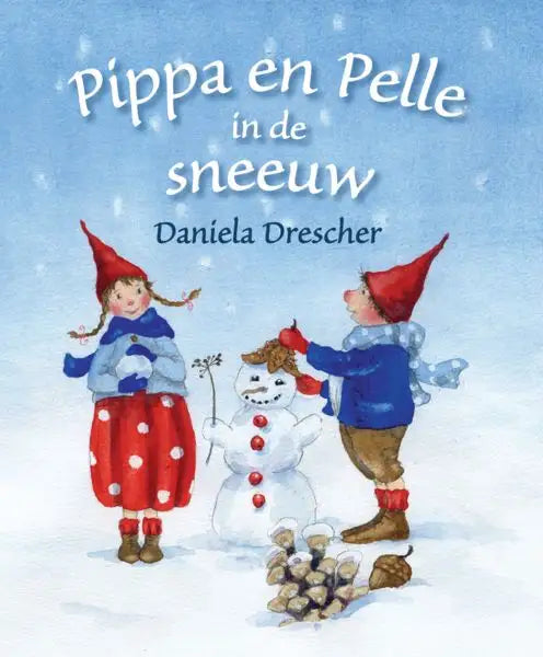 Omslag van het prentenboek Pippa en Pelle in de sneeuw van Daniela Drescher - Waldorf Winkel