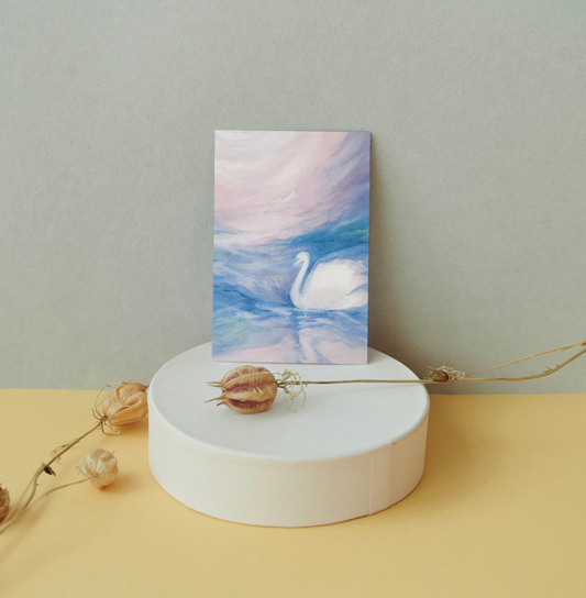 Ansichtkaart | Zwaan